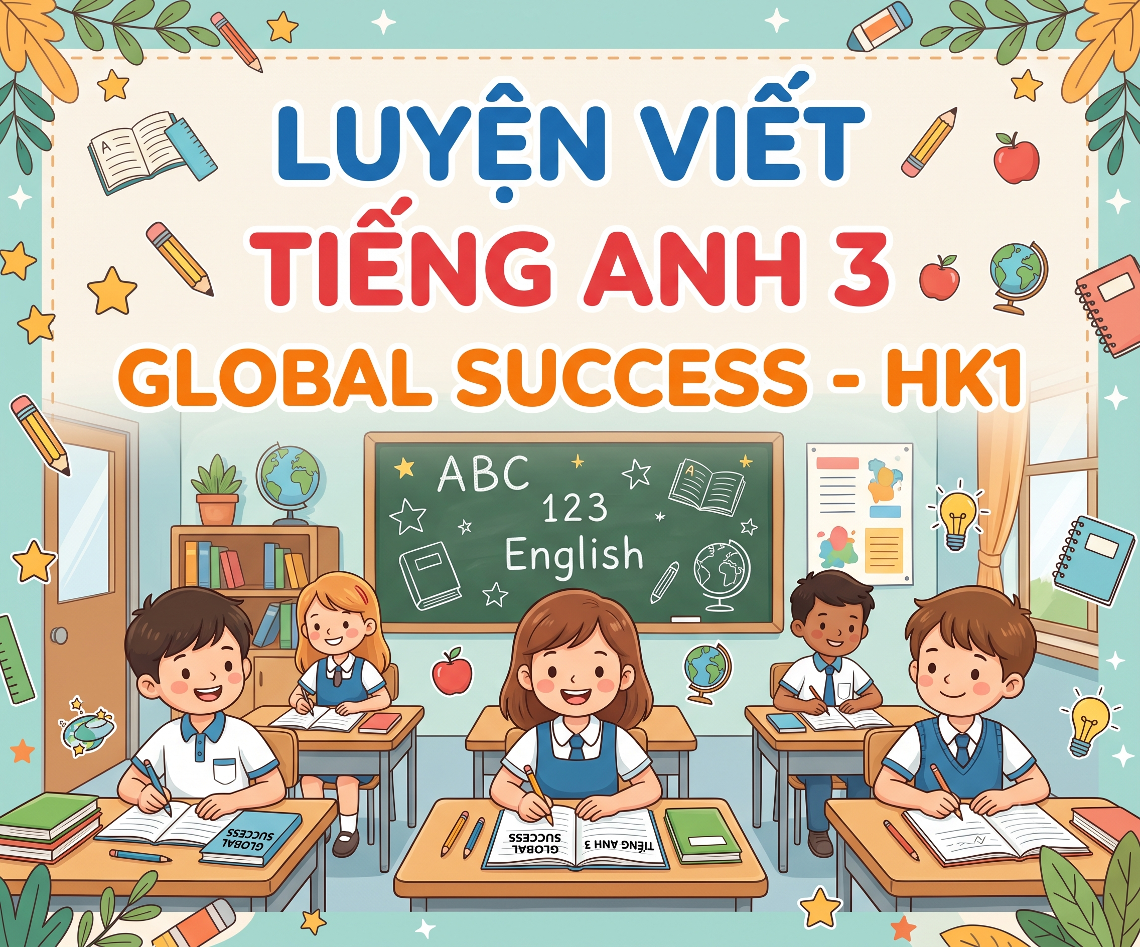 Luyện viết Tiếng anh 3 Global Success - HK1 - Miễn phí